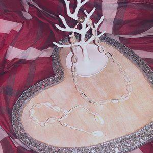 Puka Shell Choker and Matching Bracelet/Anklet to go with it